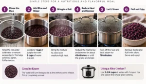 Health Advantages of Purple Rice Over White Rice
